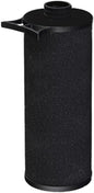 OVO FP-EXT-HEPA Exhaust Filter Air High Efficiency for Central Vacuum, Black