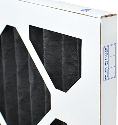 AIRx ODOR 16x25x1 MERV 7 Carbon Pleated Air Filter - Made in the USA - Box of 6