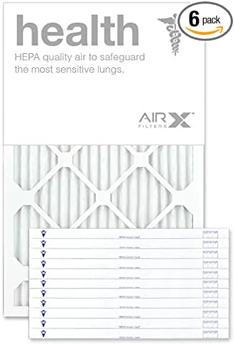 AIRX FILTERS WICKED CLEAN AIR. 12x20x1 Air Filter MERV 13 Pleated HVAC AC Furnace Air Filter, Health 6-Pack, Made in the USA