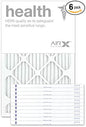 AIRX FILTERS WICKED CLEAN AIR. 12x20x1 Air Filter MERV 13 Pleated HVAC AC Furnace Air Filter, Health 6-Pack, Made in the USA