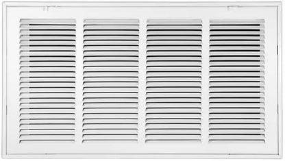 Venti Air 20" X 16" Steel Return Air Filter Grille with MERV 11 Filter Pre-Installed- Removable Face/Door for 1 inch Filters - HVAC Duct Cover Grill [Outer Dimension: 22.5"W X 18.5" H]