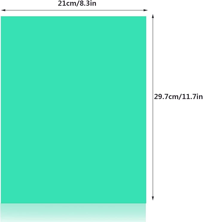 Lystaii 9pcs Gel Light Filter Color Correction Colored Overlays Transparent Color Film Lighting Gel Filter Plastic Sheets Correction 11.7 by 8.3 Inches for Film, Video, Photo, Stage (Green)