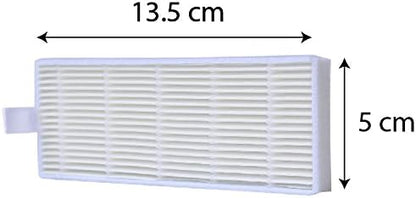 Nispira HEPA Filter Compatible with i-life Model A6 A4 A4s Robotic Vacuum Cleaner, 12 Packs