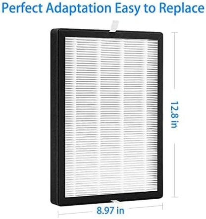 2 Pack GL-FS32 Replacement Filter for GL-FS32 Air Purifier, 3 IN 1, H13 True Hepa Filter with High-efficiency Activated Carbon and Pre-Filter