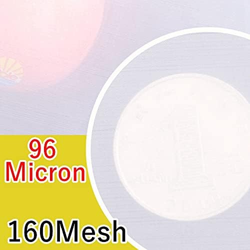 Fine Filter Mesh Nylon Fabric, Recycling Screens for Kitchen Filtration Food Wine 80-500 Mesh(160mesh 96micron,1x10 meter)