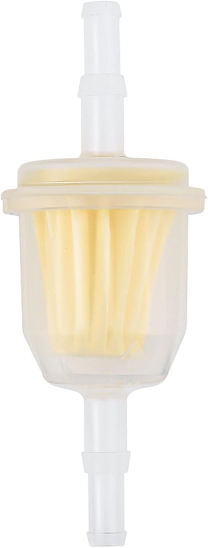 AM116304 Fuel Filter for John Deere GY20709 for Kohler 25 050 22-s for Gravely 21541500 for 1/4" and 5/16" Fuel Line Replaces 71-5960 Pack of 5 with 10 Clamps