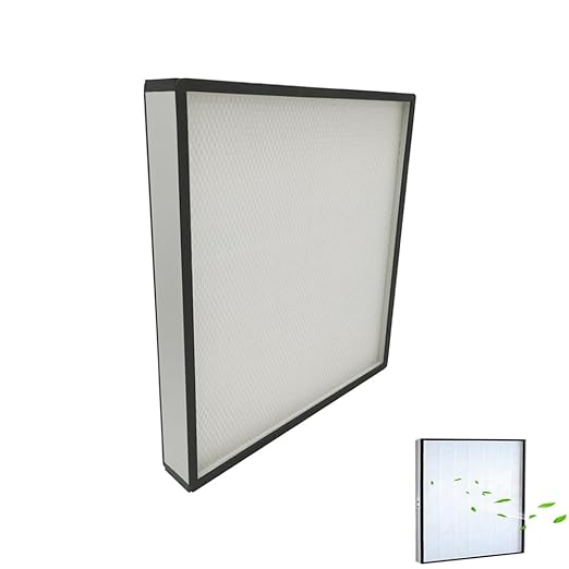 Laminar Flow Hood Filter Replacement Unit Replacement HEPA Filter Compatible with FFU Fan for Air Flow Clean Bench Class 100/ISO 5 Cleanliness 22.44x22.44x3.15in Size