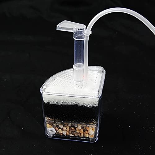 CNZ XY-2008 Corner Filter Air Driven Bio Sponge Up to 15 gallons, 4-Pack