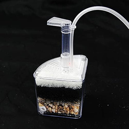 CNZ XY-2008 Corner Filter Air Driven Bio Sponge Up to 15 gallons, 4-Pack