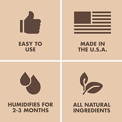 Boveda 58% Two-Way Humidity Control Pack For Storing 1 lb – Size 67 – Single – Moisture Absorber for Storage Containers – Humidifier Pack – Individually Wrapped Hydration Packet – Less Sticky