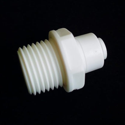 YZM 1/2" Male Thread x 1/4" OD tube Quick Connector fittings Water Purifiers Filters Reverse Osmosis Systems accessories set of 5.