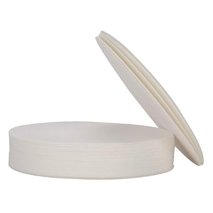 Labasics Qualitative Filter Paper Circles, 90 mm Diameter Cellulose Filter Paper with 15-20 Micron Particle Retention Medium Filtration Speed, Pack of 100