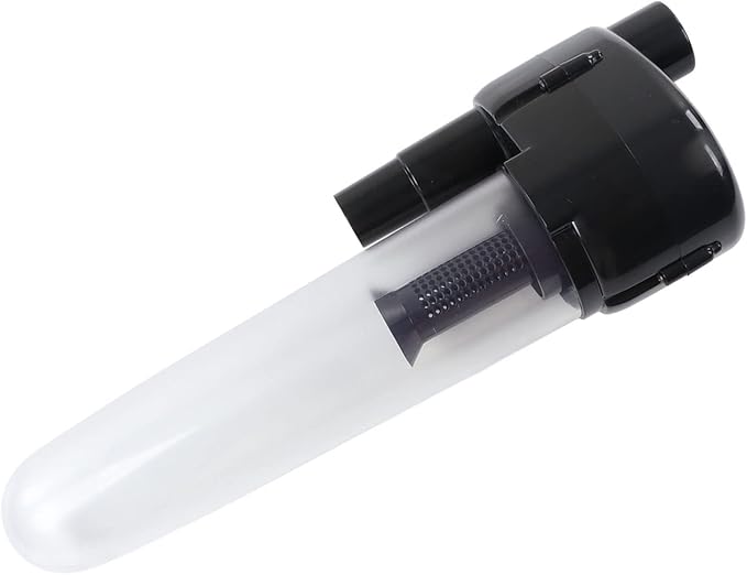 Vacuum Cleaner Filter Dust Collector ABS with 2pcs Connector, Compact Design, Easy Installation - Motor Protection, Water Washable, Fits 32mm 34.5mm Hose