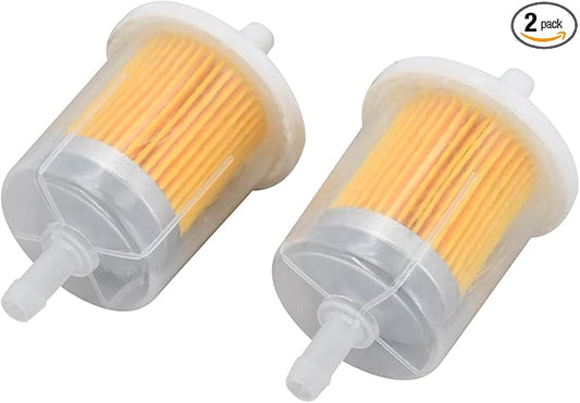 5/16" Inline Fuel Filter 12581-43012 Diesel Gasoline Fuel Filter 12581-43010 Compatible with Kubota Lawn Tractor Mower BX22D BX23D BX24D BX25 BX1870 BX1860 BX1850D BX1830D, 2 Pack