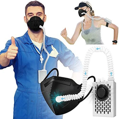 Electric Maskes with Fan,Fresh Air System,Breathe easily