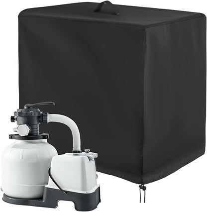Pump Cover - Anti-Uv Ground Shelter | Outdoor Pool Filterr Box Enclosure, Sands Filters Protection Enclosure, Oxford Fabric Pools Filter Cover for Sand Filtter, Protects Fro