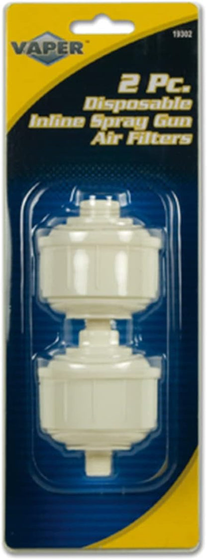 Vaper 19302 2-Piece Disposable Inline Moisture Filters