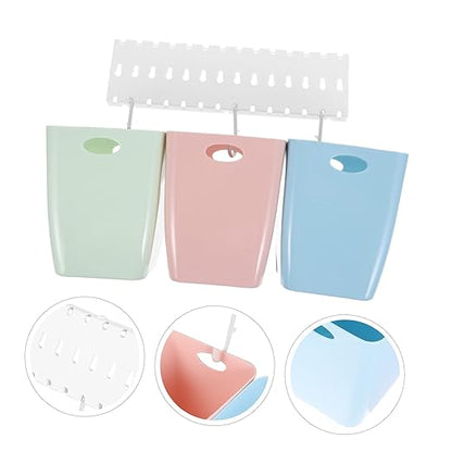 1set Wall-Mounted Sorting Trash Bin Space-Saving Recyclable Garbage Bins for Kitchen Easy Installation Multi-Functional Design for Waste Separation and Organization