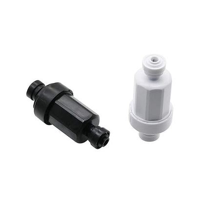 Spray Water Connection 1/4 Inch Slide Lock Quick Connect Water Micro Filter Stainless Steel 120 Mesh Water Purifier Front Water Micro Filter Garden Irrigation Tool