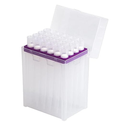 lab Pipette tip 10ML, Universal, Autoclavable, with Filter, Clear, 24 Tips per Rack (T10ML-RSF-24)