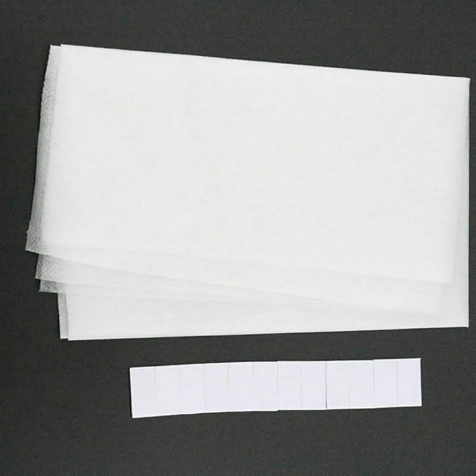2pcs/Bag Air Vent Filters, Air Filter Material Replacement Air Condition Cleaning Mesh to Stops Most Particles and Dust(2pcs/Bag)