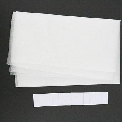 2pcs/Bag Air Vent Filters, Air Filter Material Replacement Air Condition Cleaning Mesh to Stops Most Particles and Dust(2pcs/Bag)