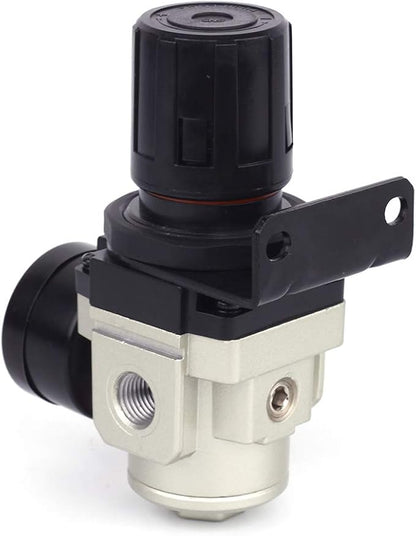 SNS AR3000-N02 Female Thread 1/4 NPT Air Pressure Regulator 0-150 PSI Adjustable,Bracket,Gauge