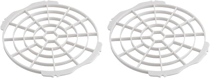 Portable Air Conditioner Filter Screen for Window Adapter, 13cm 15cm Exhaust Hose Net with for Insect and Dust Protection, for Easy Install AC Vent Cover, White(13cm)