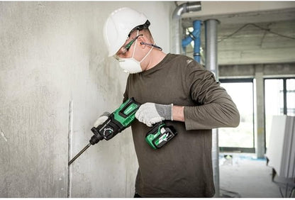 HiKOKI Cordless Rotary Hammer SDS-Plus DH36DPEJ3Z 36 V Brushless 3-Mode 3.2 J SDS-Plus Rotary Hammer with User Vibration Protection (UVP) for Drilling into Concrete up to 28 mm