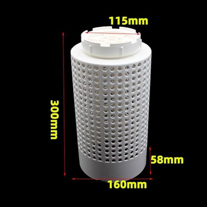 Underground Compost Bin - Efficient Farm Drainage Filter Garden Fish Pond - Sustainable Kitchen Waste Composting (200mm)(160mm)