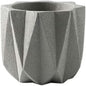 Outdoor Succulent Plantpot Cactus Plant Container Cement Flowerpot Container Modern Simple Planter Flower Vase Meat Plant Cement Container Concrete Flower Plant (Gray1 13cm*11.5cm) (Gray2 11cm*9.5cm)
