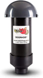 OdorHog Vent Stack Pipe Filter 4 Sizes, Black ABS with Mushroom Cap, Removes Outdoor Septic and Sewer Odors (1.5-inch)