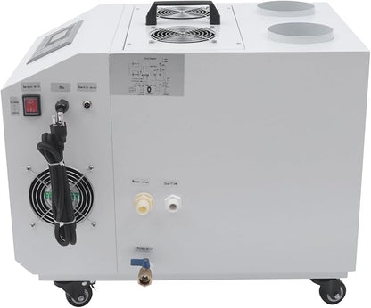 Ultrasonic Industrial Humidifier, 1200W 110V 15kg/h Agricultural Air Humidifier Sprayer Automatic Mist Cooling Machine Cool Mist Humidifiers w/Water Filter for Greenhouses Supermarkets Warehouses