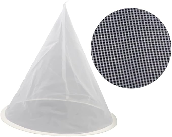 SECFOU Practical Fine Gauze Honey Filter Net Reusable Kitchen Tool for Straining Honey Easy to Clean for Homemade Drinks and Kitchen Use