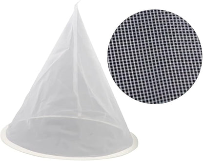 SECFOU Practical Fine Gauze Honey Filter Net Reusable Kitchen Tool for Straining Honey Easy to Clean for Homemade Drinks and Kitchen Use