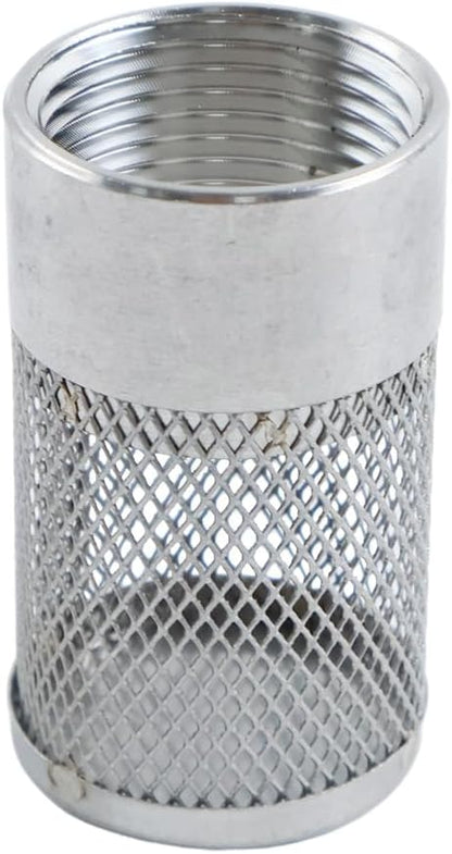 Dia Hose Inlet Suction Strainer Filter, Stainless Steel Water Pump Filter for Garden Irrigation, High Pressure Water Pump, Sprayer & Plumbing Systems (30mm)