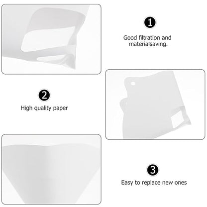30Pcs Disposable Photosensitive Resin Strainer Funnel 3D Printer Accessories Consumable Paper Filter for SLA Resin Printing with 3pcs (10Pcs Each)
