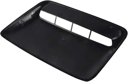 Car Universal Hood Vent Air Outlet Cover Compatible For Infiniti Compatible For Mazda And Tesla Hood Scoop Air Flow Intake Vent Cover