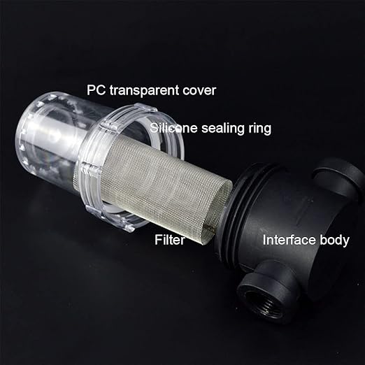 Heavy-Duty Inline Strainer Kit - 1/2 3/4 1 Inch High Pressure Filter for Farm Equipment & Garden Hose Systems(3/4")