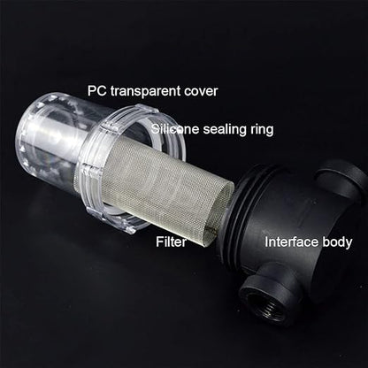 Heavy-Duty Inline Strainer Kit - 1/2 3/4 1 Inch High Pressure Filter for Farm Equipment & Garden Hose Systems(3/4")