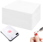 400 Sheets Professional Nail Dust Collector Filter Paper Sheets, White, PP Material, 7.48x9.45 Inch, for Salon, Spa, Home Use