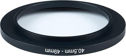 40.5mm to 49mm Step-Up Ring Filter Adapter for All Brands UV ND CPL Metal Ring Step-Up Rings Adapter Filter (40.5mm-49mm)