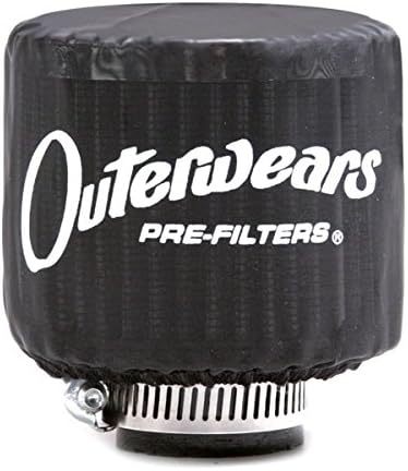 Sudopo Black Outerwear Prefilter with Top Round 3" Diameter 10-1100-01