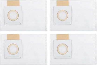 5-Layer Electrostatic Fleece 197903-8 Filter Bags With Rubber Seal For 36V 18V X2 Backpack Vacuum XCV05 XCV09 XCV10 Dust Collection 4-Pack ﻿(4 PACK)
