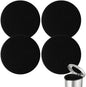 Charcoal Filters for Kitchen Compost Bin,4 Pack Compost Filters for Countertop Bin,Activated Carbon Replacement Filters for Kitchen Compost Bins,Round 6.7 Inch