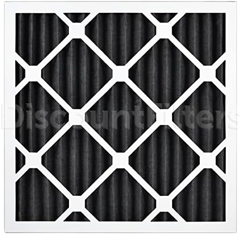 AIRx ODOR 16x16x1 MERV 7 Carbon Pleated Air Filter - Made in the USA - Box of 6