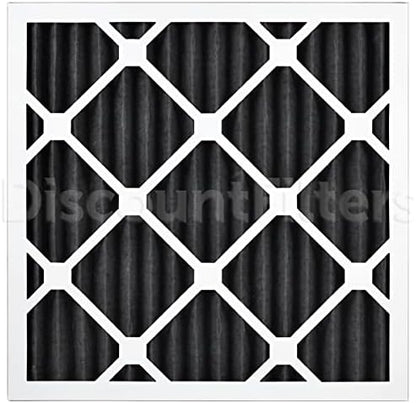 AIRx ODOR 16x16x1 MERV 7 Carbon Pleated Air Filter - Made in the USA - Box of 6