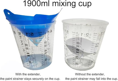 Paint Strainer Dispenser Kit System with Small Strainers 850pcs and Large Strainers 180pcs