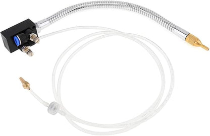 YWY Mist Coolant Lubrication Spray System with Check Valve and Stainless Steel Flexible Pipe for Metal Cutting Engraving Cooling Machine/Air Pipe CNC Lathe Milling Drill
