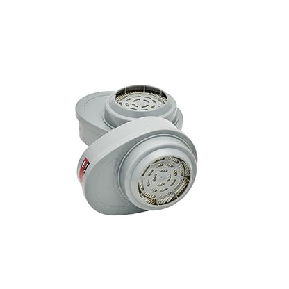 MSA 815362 Advantage Respirator Cartridge - Organic Vapor/P100 (GMA: OV), Quantity: 2 per pack, Chemical & Combination Air-Purifying Respirator Attachment, Long-Lasting Respiratory Protection